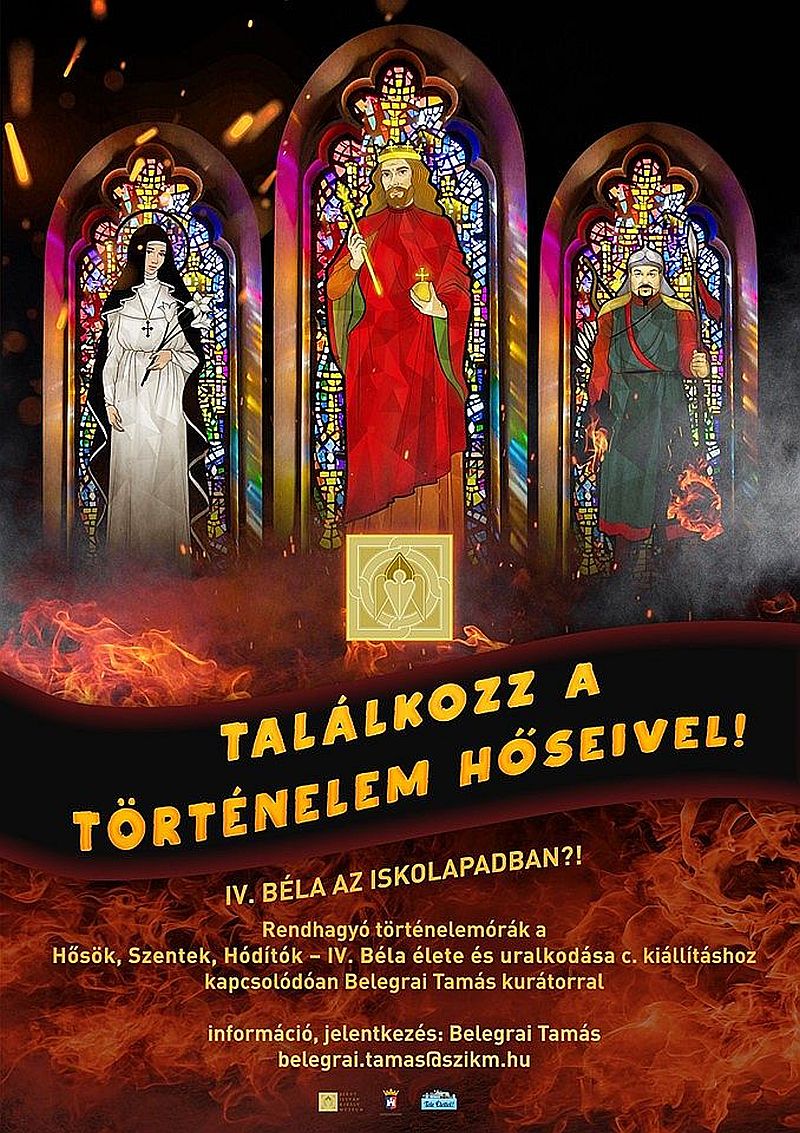 Múzeumpedagógiai foglalkozások iskolásoknak a IV. Béla kiállításon